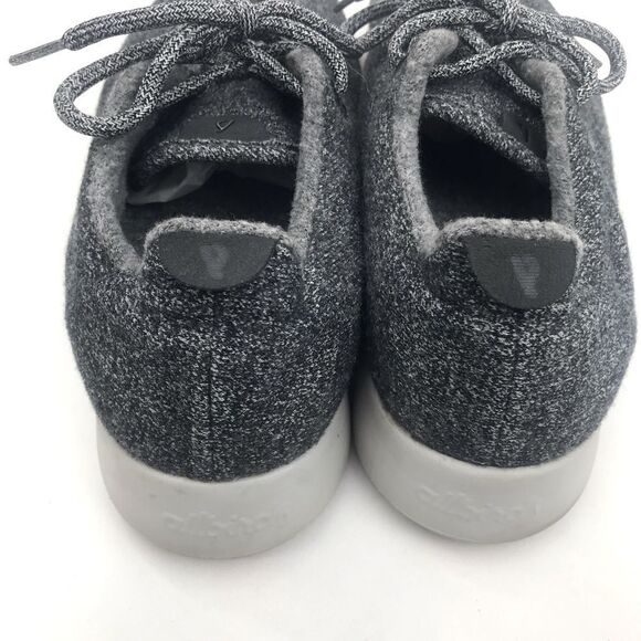 Allbirds Mottled Gray Wool Runner Lace Up Athletic Sneakers - Picture 10 of 14